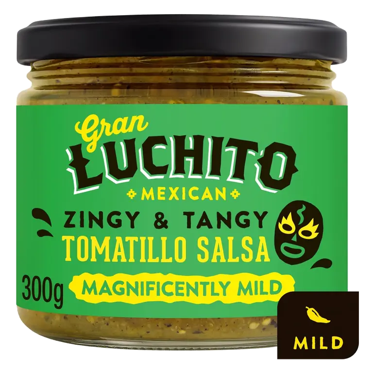 Luchito Mexican Zingy & Tangy Tomatillo Salsa 300g