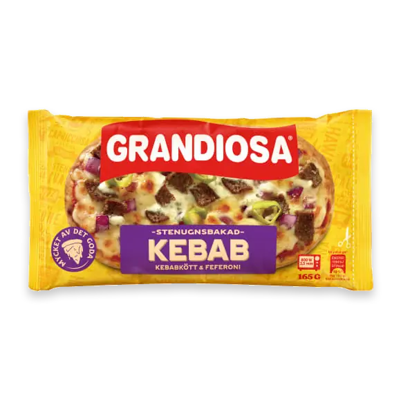 Kebab X-tra Allt Pizza Fryst