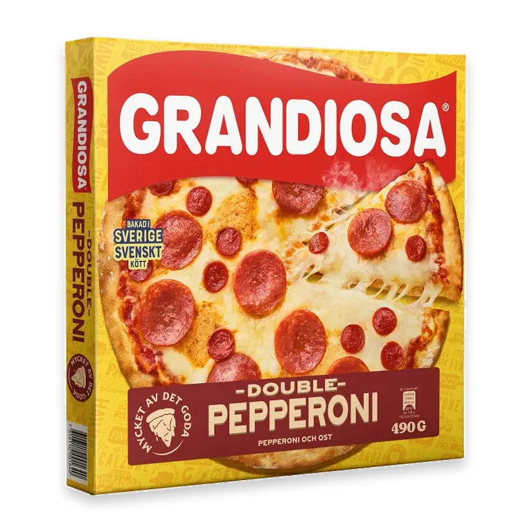 Pizza Double pepperoni 490g