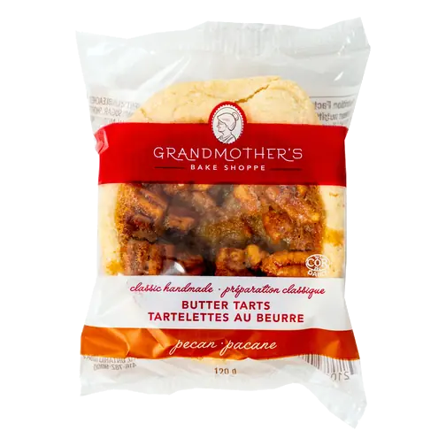 Grandmother's Bake Shoppe Large Butter Tarts Pecan 120 g