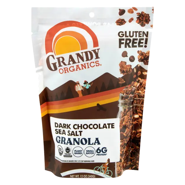 Gluten Free Dark Chocolate Sea Salt 6g Protein Granola