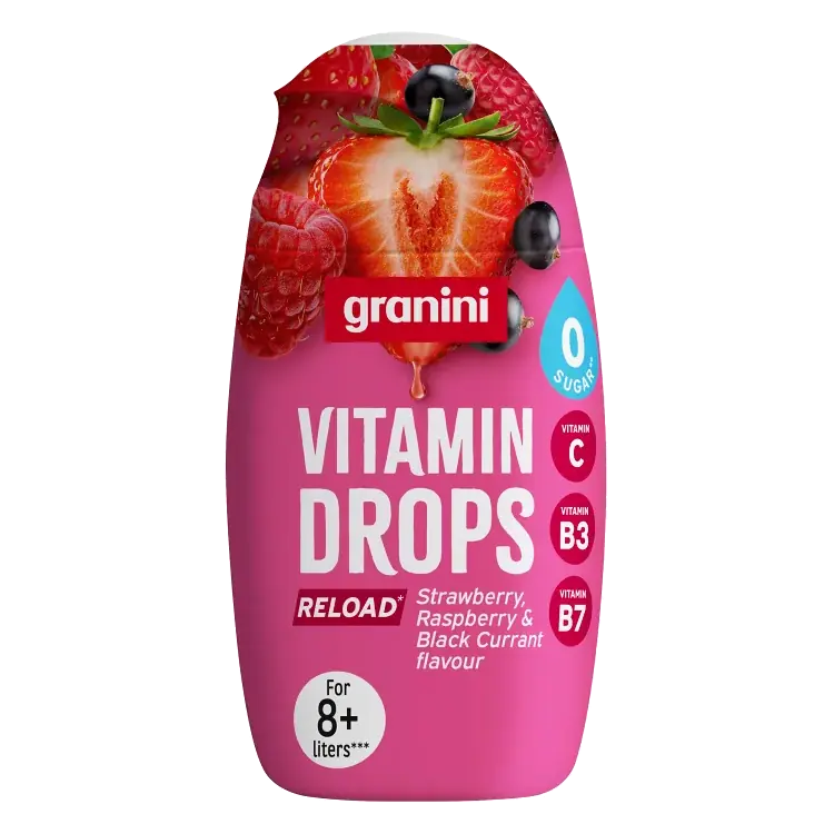 Dryck Drops RELOAD Rasp/Straw/BlackCur 65ml