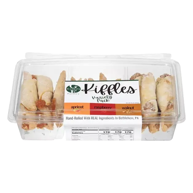 Kiffles, Apricot/Raspberry/Walnut, Variety Pack