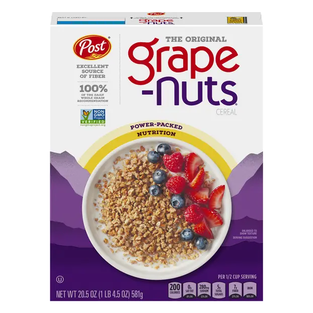 Post Grape-Nuts Original Fiber Whole Grain Cereal