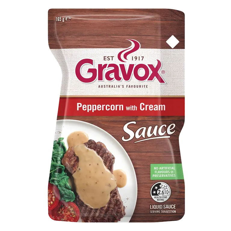 Liquid Pepercorn Finishing Sauce