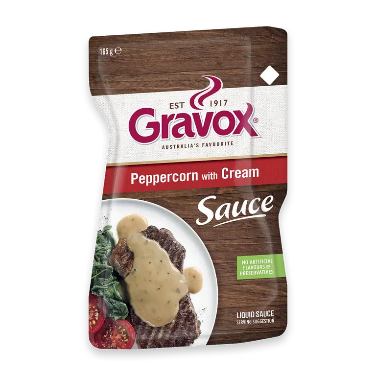 Peppercorn Cream Liquid Sauce Pouch