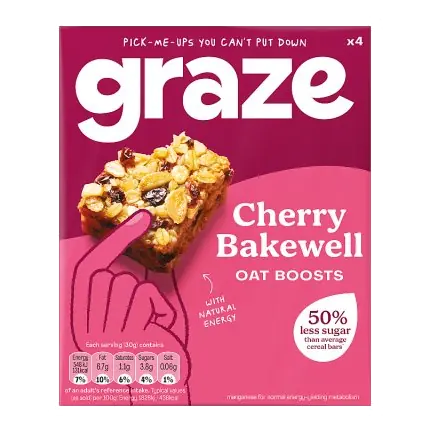 Cherry Bakewell Oat Boosts
