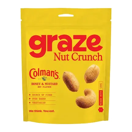 Colmans Honey & Mustard Peanuts & Cashews