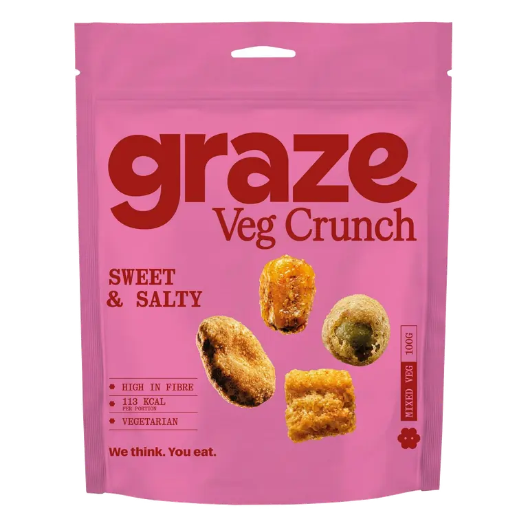 Graze Honey Roast Crunch Mix Sharing Bag Snack 100g