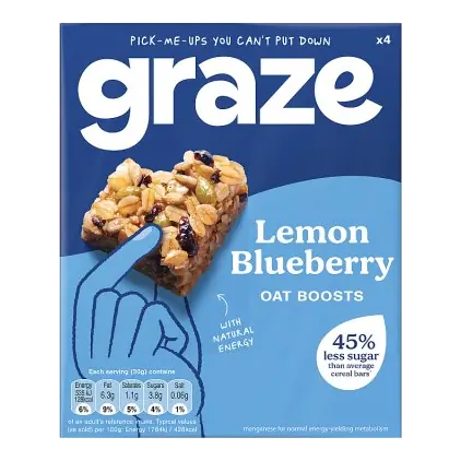 Lemon Blueberry Oat Boosts