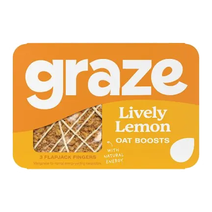 Lively Lemon Fibre Flapjack