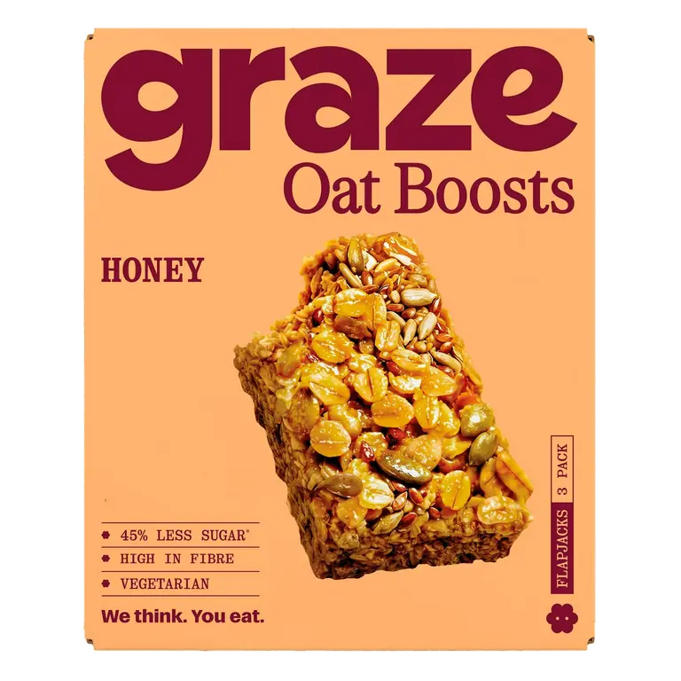 Oat Boosts 3 x 40g Honey Flapjacks