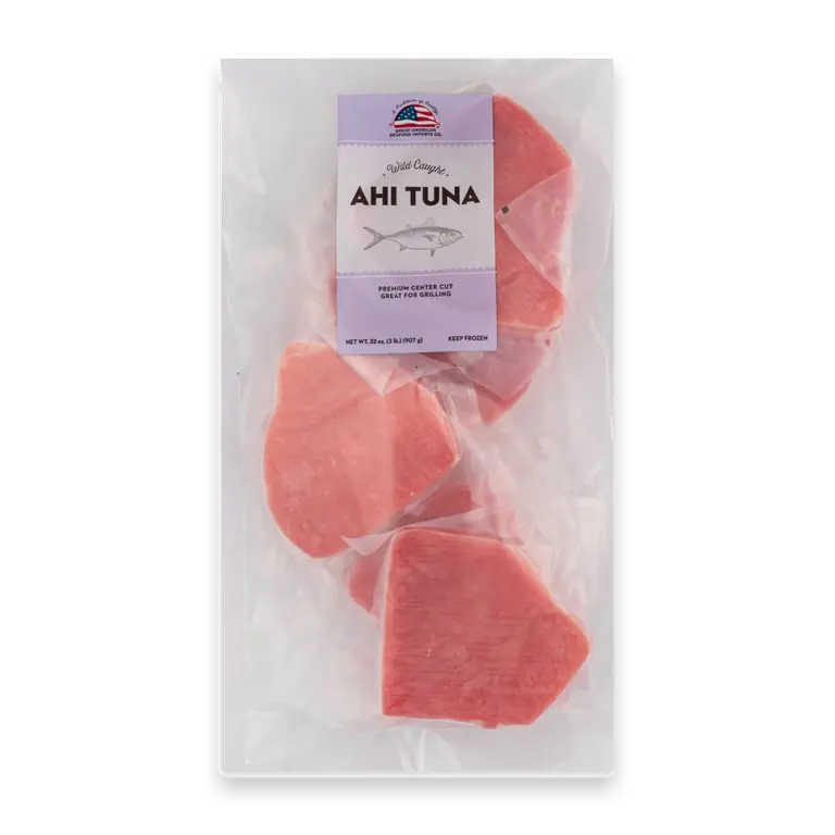 Wild Caught Ahi Tuna Premium Center Cut