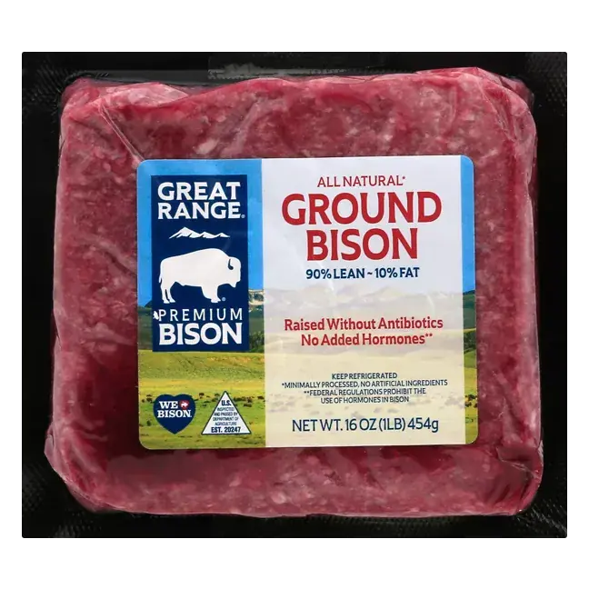Bison, Ground, 90%/10%