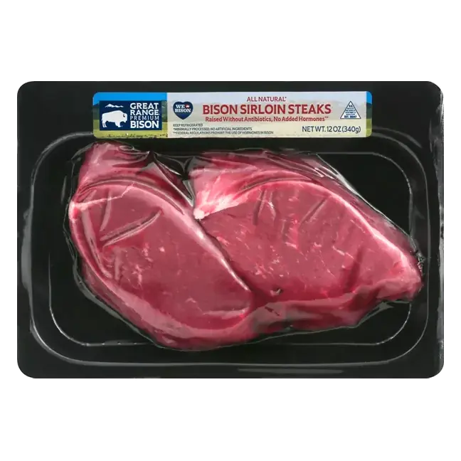Bison, Sirloin Steaks