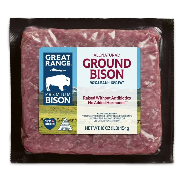 Great Range 90/10 Ground Bison, 16oz