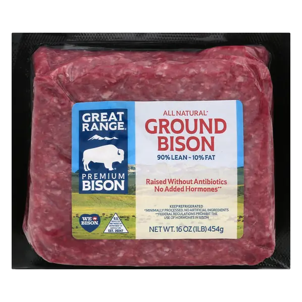 Ground Bison All Natural Fresh
