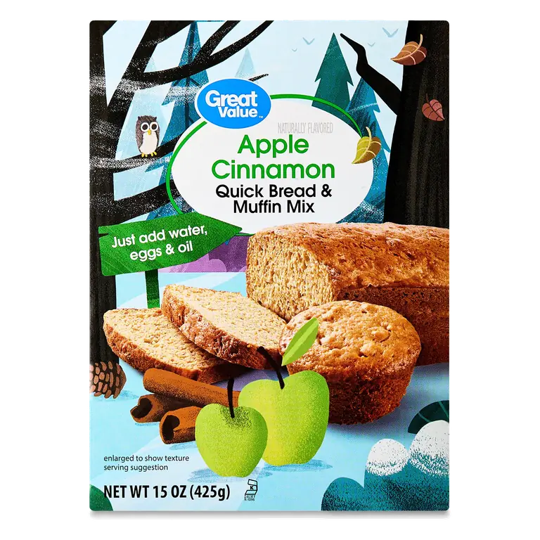 Apple Cinnamon Flavored Quick Bread & Muffin Mix
