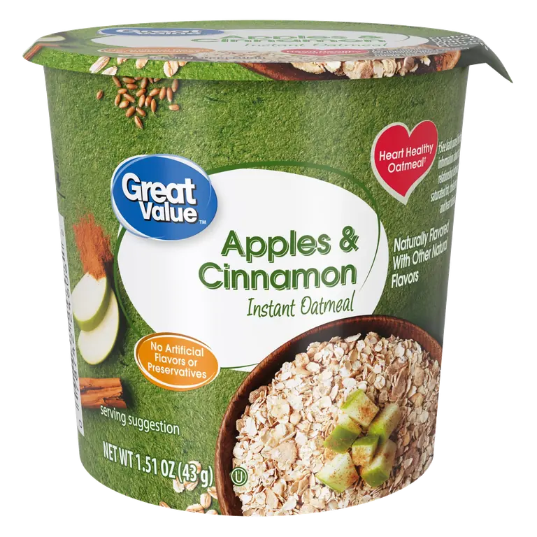 Apples & Cinnamon Flavored Instant Oatmeal