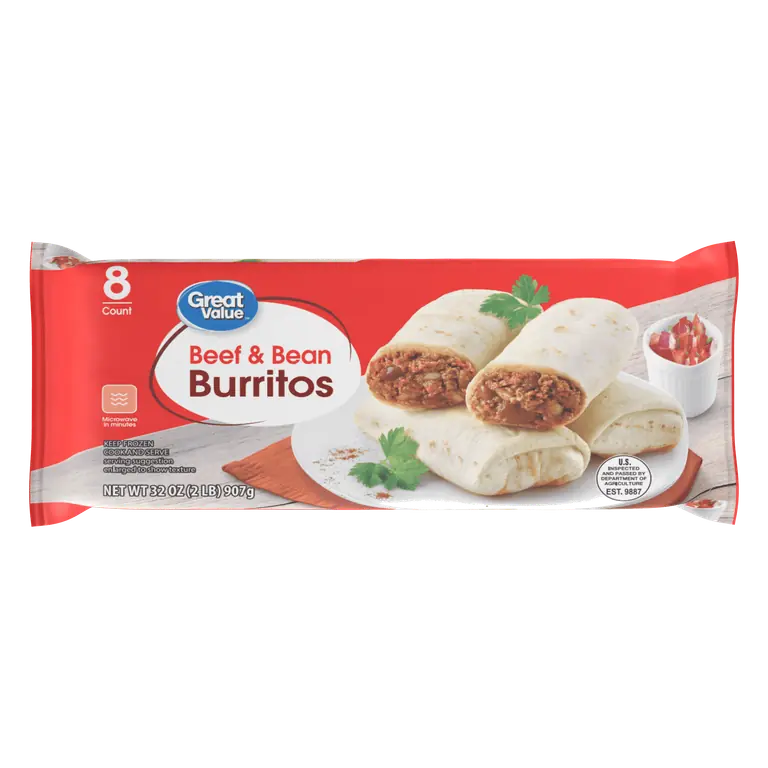 Beef & Bean Burritos