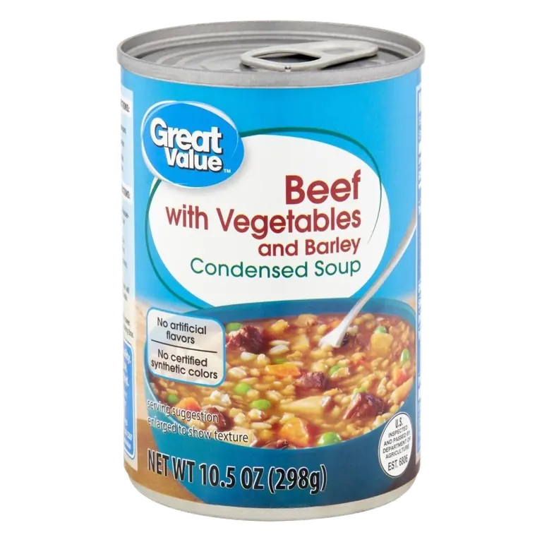 Beef with Vegetables and Barley Condensed Soup