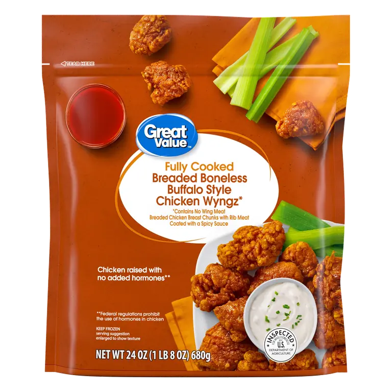 Breaded Boneless Buffalo Style Chicken Wyngz