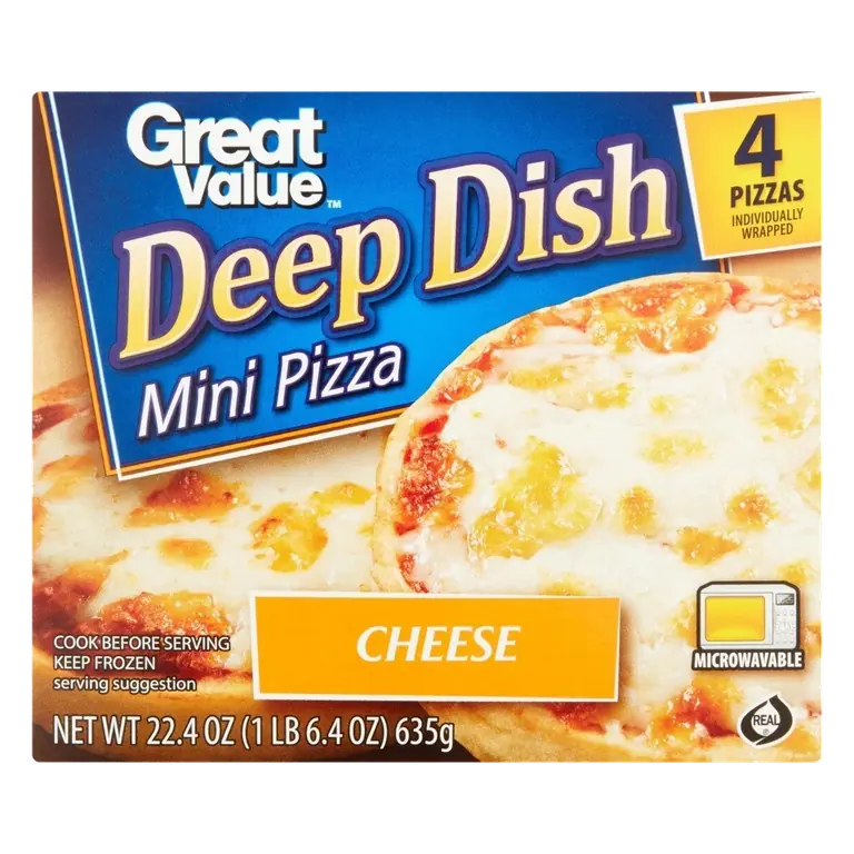 Cheese Deep Dish Mini Pizza