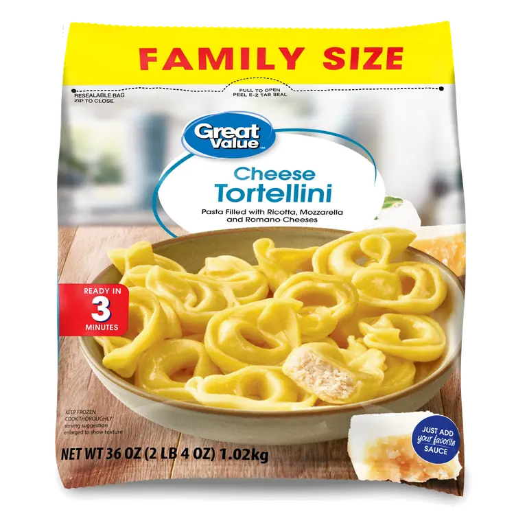 Cheese Tortellini Pasta Filled with Ricotta