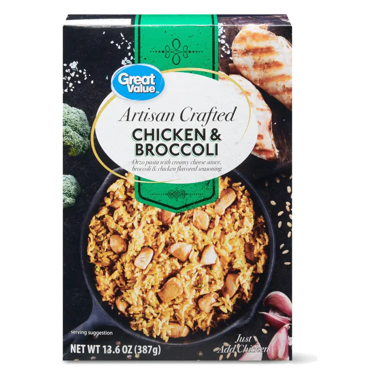 Chicken & Broccoli Artisan Crafted Orzo Pasta with Creamy Cheese Sauce