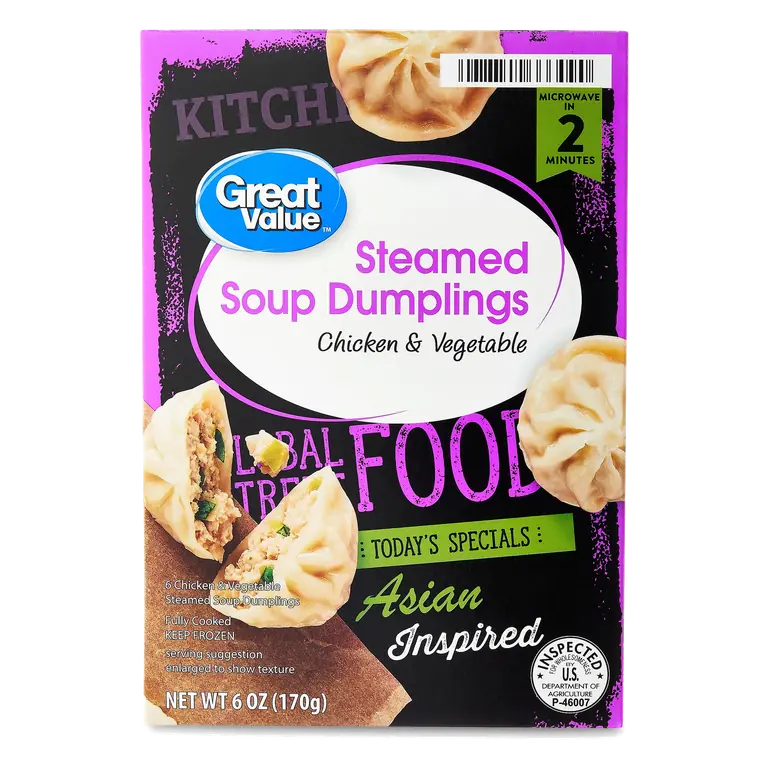 Chicken & Vegetable Steamed Soup Dumplings