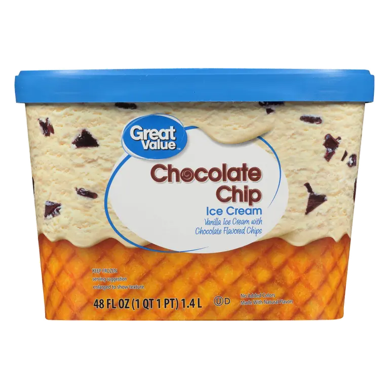 Chocolate Chip Ice Cream with Rich Chocolate Flavored Chips