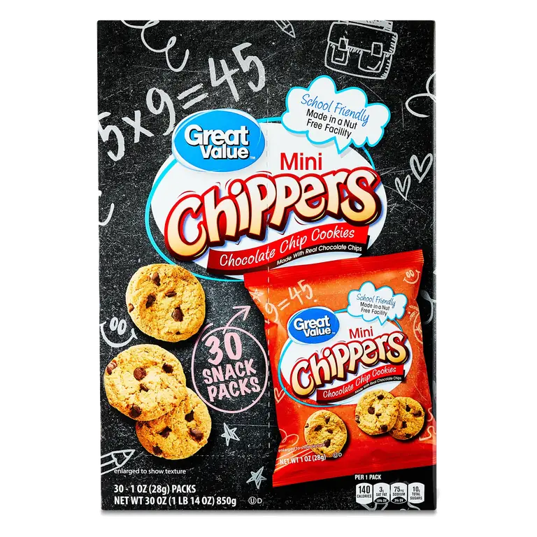 Chocolate Chip Mini Chippers Cookies