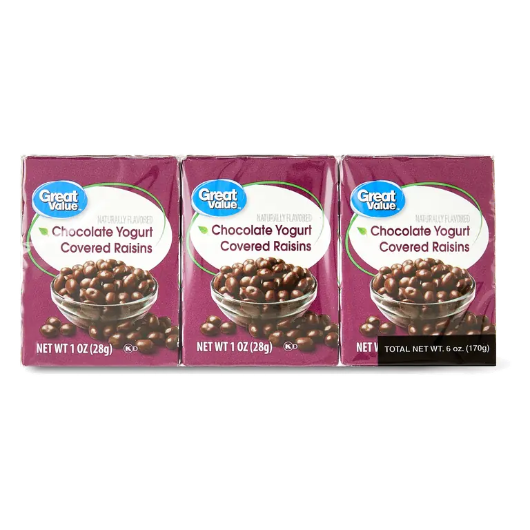 Chocolate Flavored Cocoa Yogurt Raisins