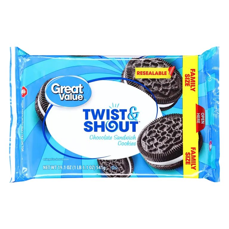 Chocolate Twist & Shout Sandwich Cookies