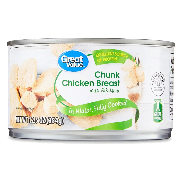Chunk Chicken Breast with Rib Meat in Water