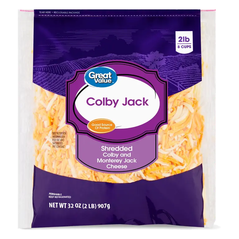 Colby and Monterey Jack Shredded Cheese
