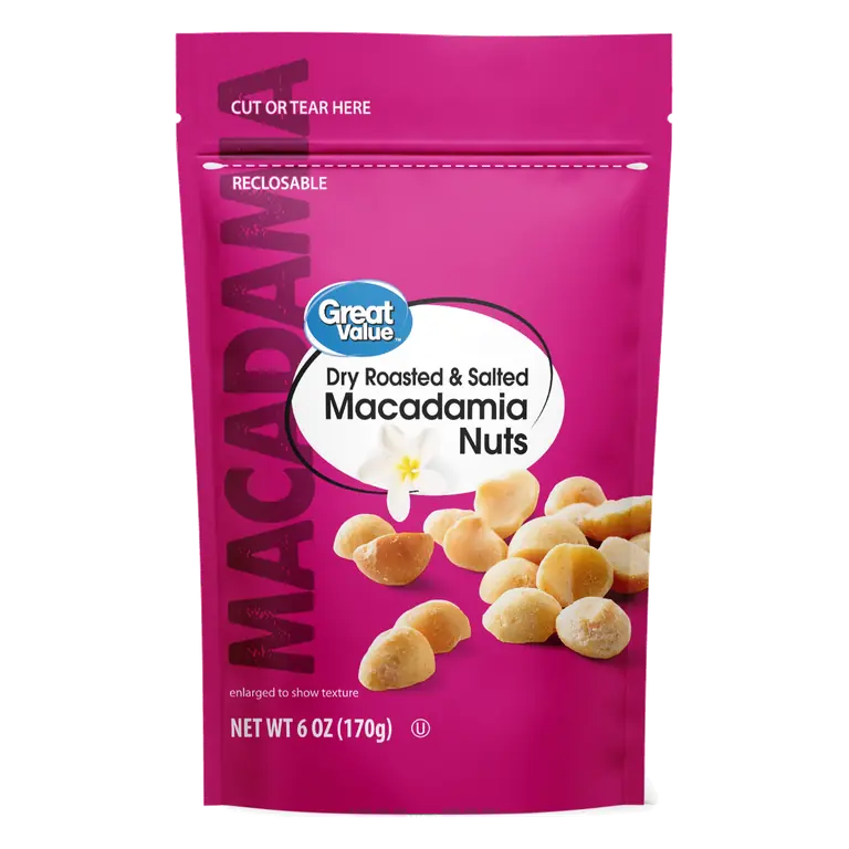 Dry Roasted & Salted Macadamia Nuts