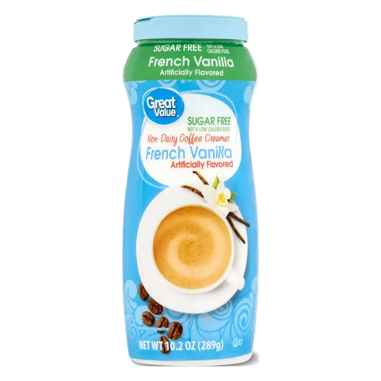 French Vanilla Flavored Non-Dairy Coffee Creamer
