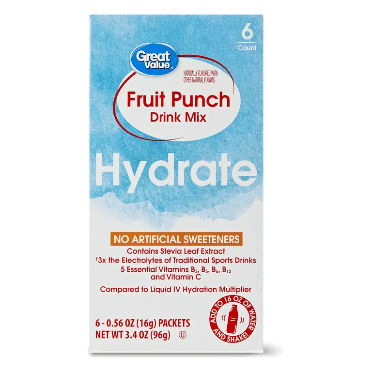 Fruit Punch Hydrate Drink Mix