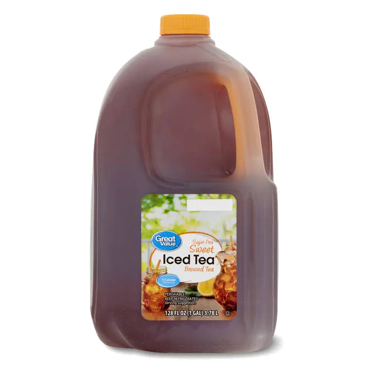 Great Value Diet Sugar-Free Sweet Brewed Iced Tea, 128 fl oz