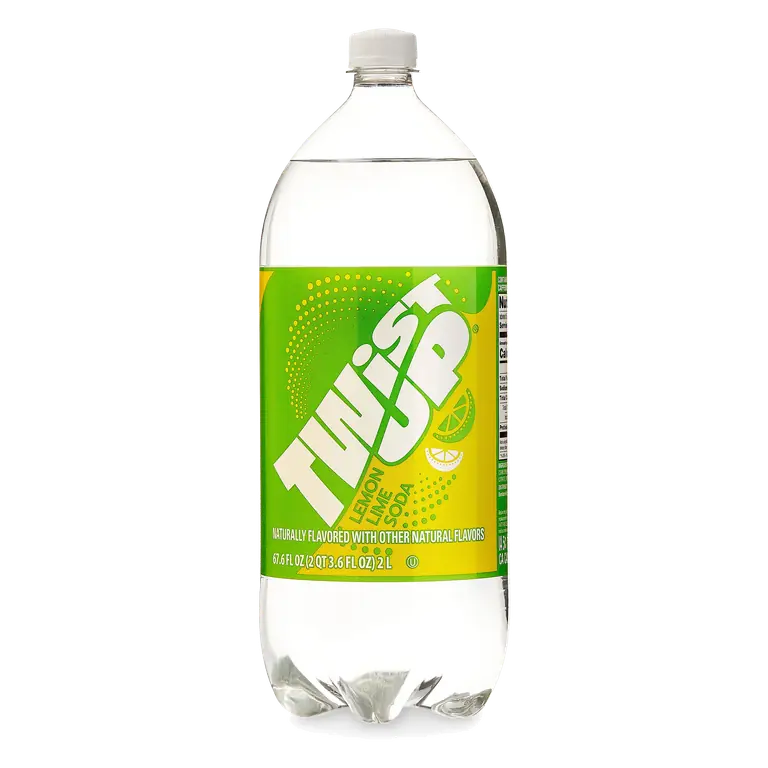 Great Value Lemon Lime Soda 2 Liter Bottle Fizzy Citrus Beverage