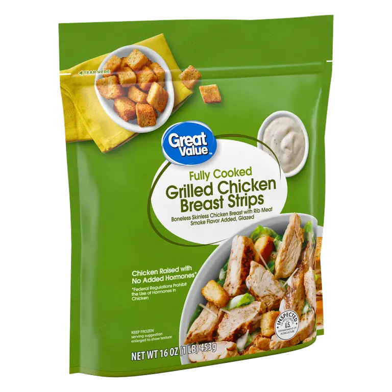 Grilled Chicken Breast Strips