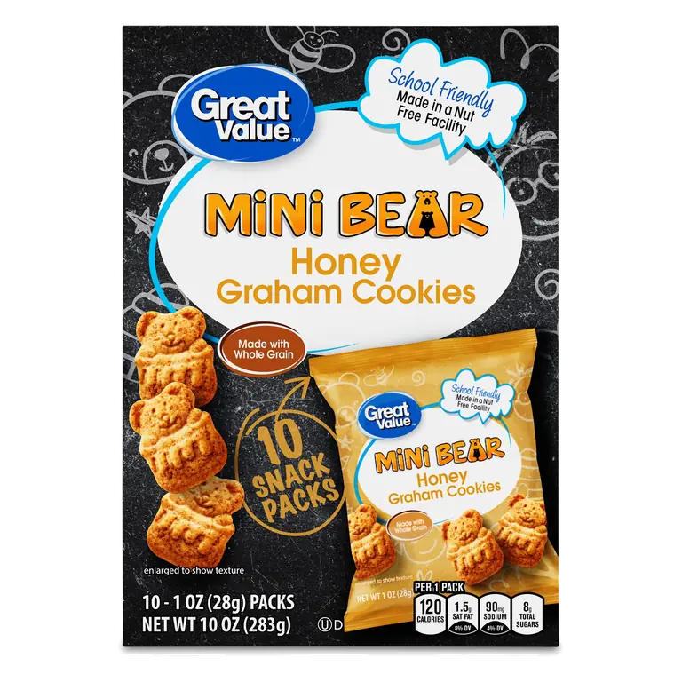 Honey Graham Mini Bear Cookies
