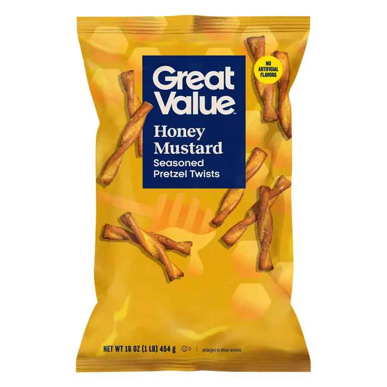 Honey Mustard Seasoned Pretzel Twists