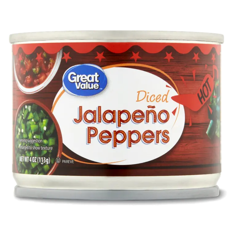 Hot Diced Jalapeno Peppers