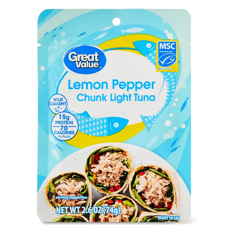 Lemon Pepper Chunk Light Tuna