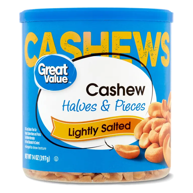 Lightly Salted Cashews Halves & Pieces