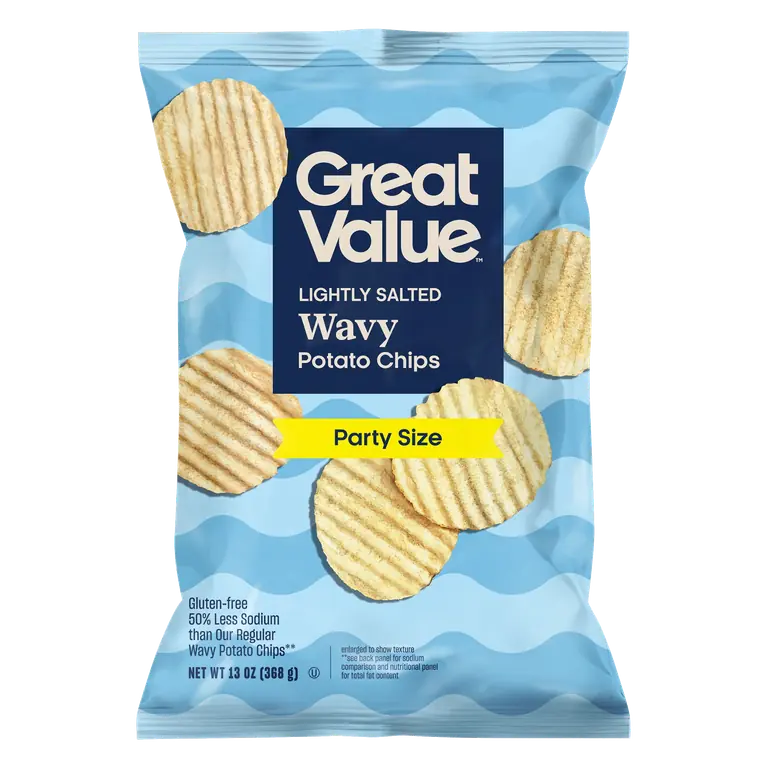 Lightly Salted Original Wavy Potato Chips