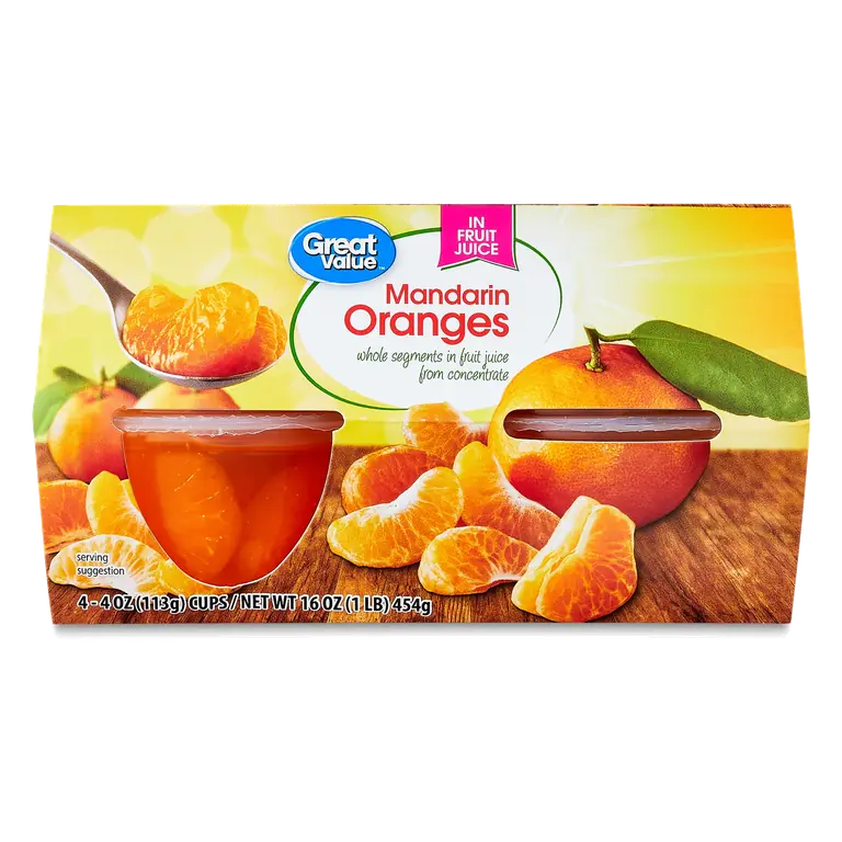 Mandarin Oranges Whole Segments in 100% Juice