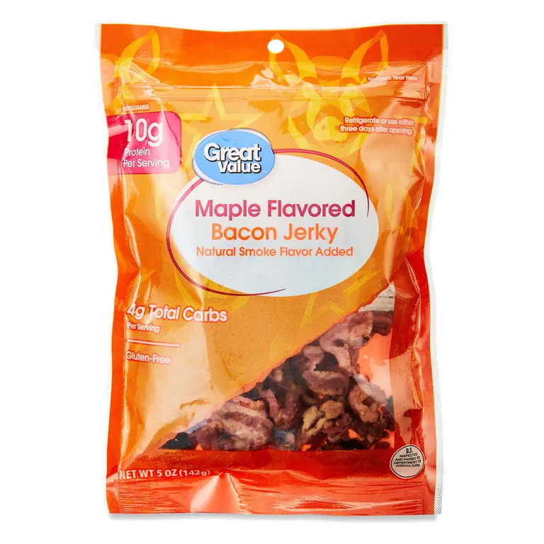 Maple Flavored Bacon Jerky
